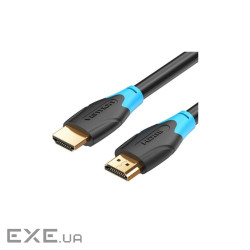 Кабель HDMI M - M, 15.0 м, V2.0, 4K/HD 60Гц, PVC type, чорний, Vention (AACBN)