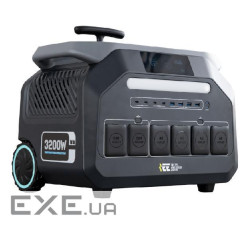 Портативна зарядна станція Singo3000, 3200W / 2048Wh LiFePO₄, MPPT 1000W max, 2xDC5521- (IEET P3200)