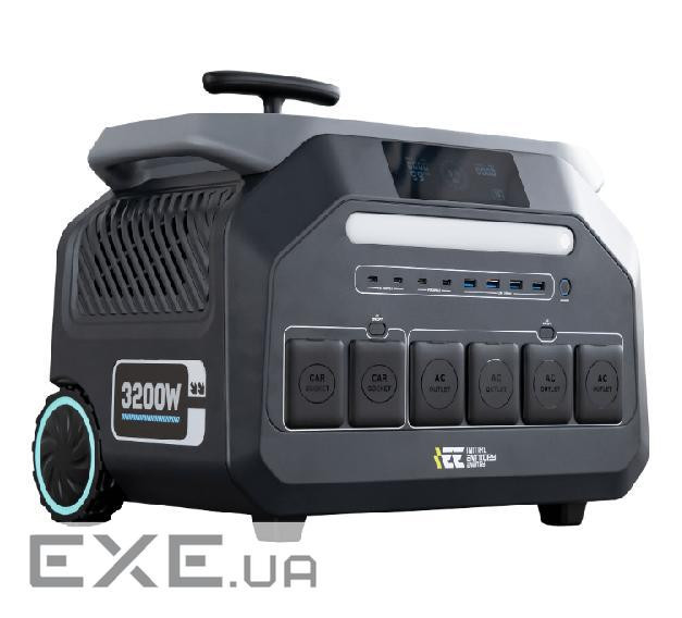 Портативна зарядна станція Singo3000, 3200W / 2048Wh LiFePO₄, MPPT 1000W max, 2xDC5521- (IEET P3200)