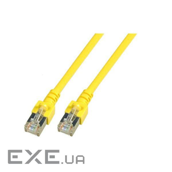 Патч-корд фольгований RJ45 FTP5e 2.0m,patch AWG26 Gold півколо,жовтий (74.05.4632-1) (74.05.4632-1)