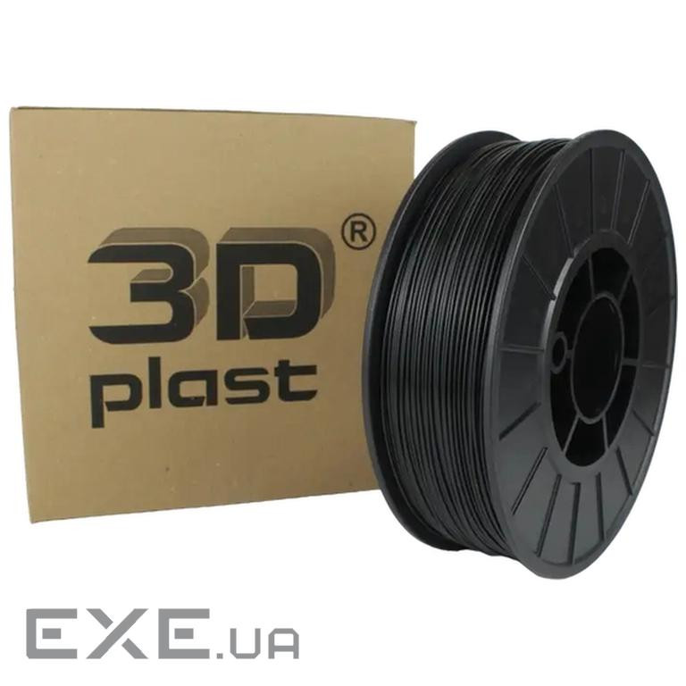 Пластик для 3D-принтера 3Dplast PETG 1.75мм, 0.85кг , black (3DPTG17508BLK)