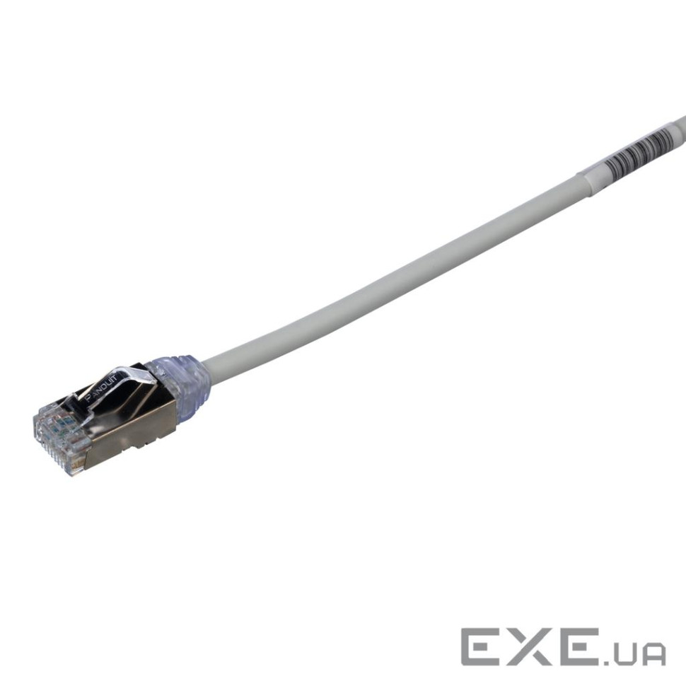 Патч-корд FTP 28AWG, кат 6A, 15м, сірий (STP28X15MIG)