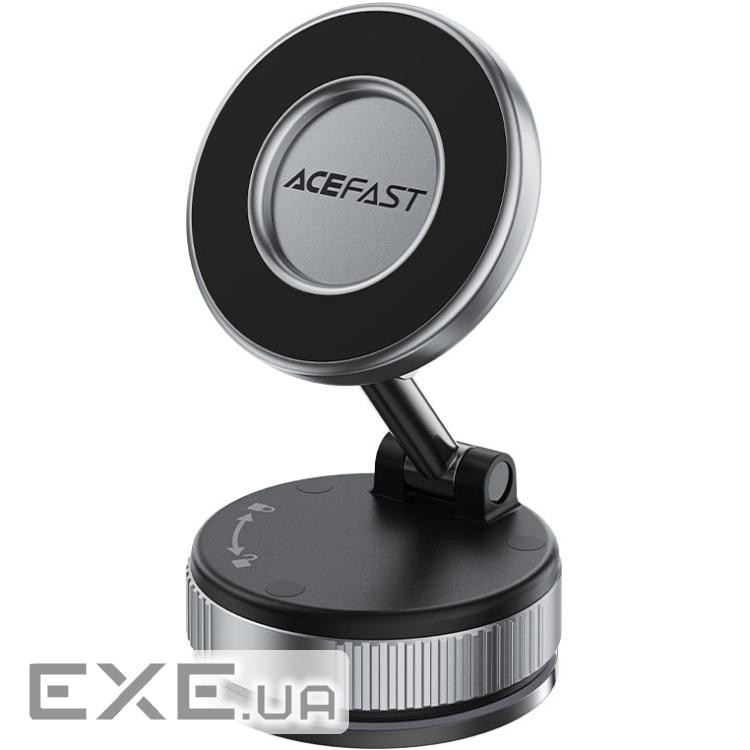 Тримач для смартфона Acefast E28 manual suction cup metal grey (6974316284833)