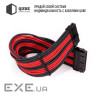 Кабель Qube для блока питания QUBE 1*24P MB, 2*4+4P CPU,2*6+2P VGA Bla (QBWSET24P2x8P2x8PBR)