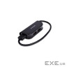 Хаб AXAGON HUE-X4B USB READY hub, 20 cm USB-A cable, Black