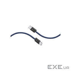 Дата кабель USB-C to USB-C 1.2m Promate (ecoline-cc120.navy)