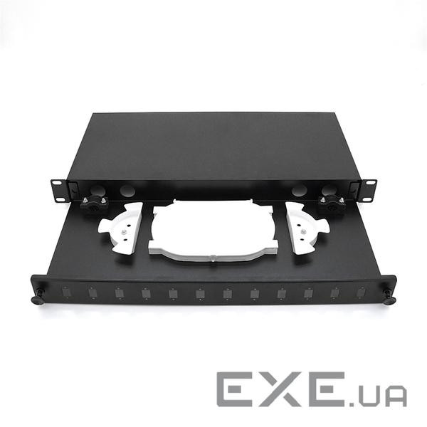 Оптична патч-панель Merlion ML-OP-S407A-12C 12-канальна, SC Simplex adapter, (485*340*44мм) )