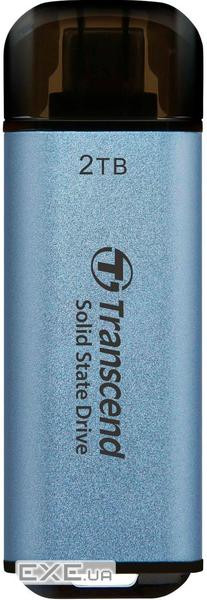 Портативний SSD TRANSCEND ESD300 2TB USB3.1 Gen2 Sky Blue (TS2TESD300C)