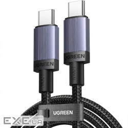 Дата кабель USB-C to USB-C 1.0m 100W 480Mbps black Ugreen (65832)