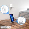 Бездротовий зарядний пристрій CHOETECH T518-F 15W Wireless Charger + Holder White (T518-F+H046)