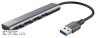 USB-хаб Trust Halyx 4-Port USB-A 3.2 Grey (24947)