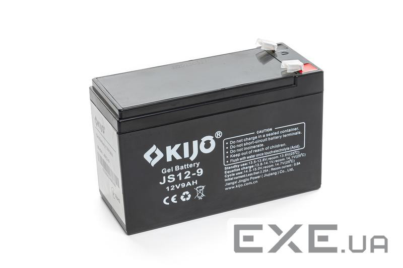 Гелевий аккумулятор KIJO JS12-9 12В 9Аг 108Вг