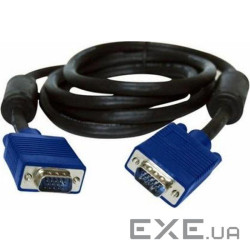 Кабель VGA (M) - VGA (M), 1.5 м, Black, GTL (GTLVMVM15BK)