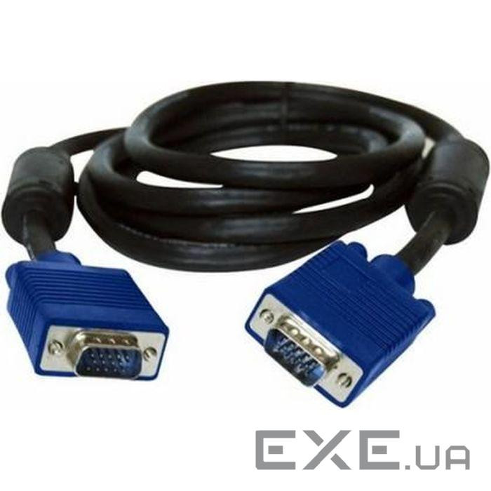 Кабель VGA (M) - VGA (M), 1.5 м, Black, GTL (GTLVMVM15BK)