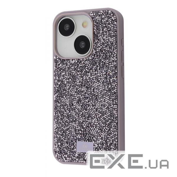Чохол Bling World Rock Diamond (TPU) iPhone 16 Pro Max gray titanium (59488 gray titanium)