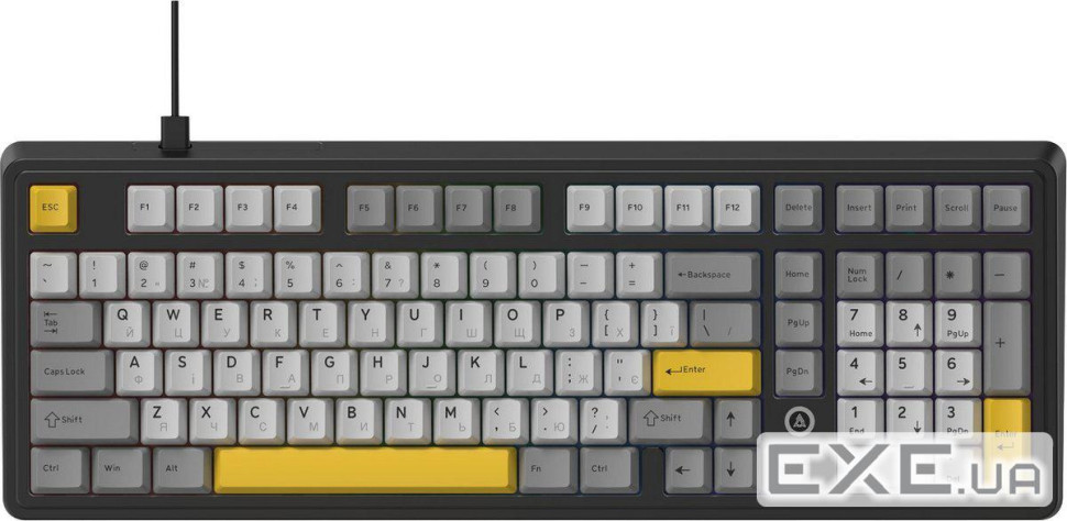 Клавіатура Ajazz AK980 MAX RGB Magnetic Switch (AK980-MAX-M-BGY) Black