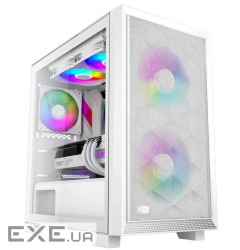 Корпус PcCOOLER CPS C3D310 білий Micro ATX/Mini-ITX без БП (LxWxH)406x220x410мм/ (C3D310-WHP0-GL)