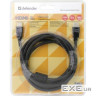 Кабель мультимедійний HDMI M to HDMI M 3.0m V1.4 Defender (87434)