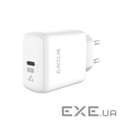 Зарядний пристрій ACCLAB AL-TC125 1хType-C 5В/3A/25W QC/PD3.0 (1283126538841)