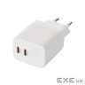 Зарядний пристрій EMOS V03G35 2xUSB-C 35W GaN