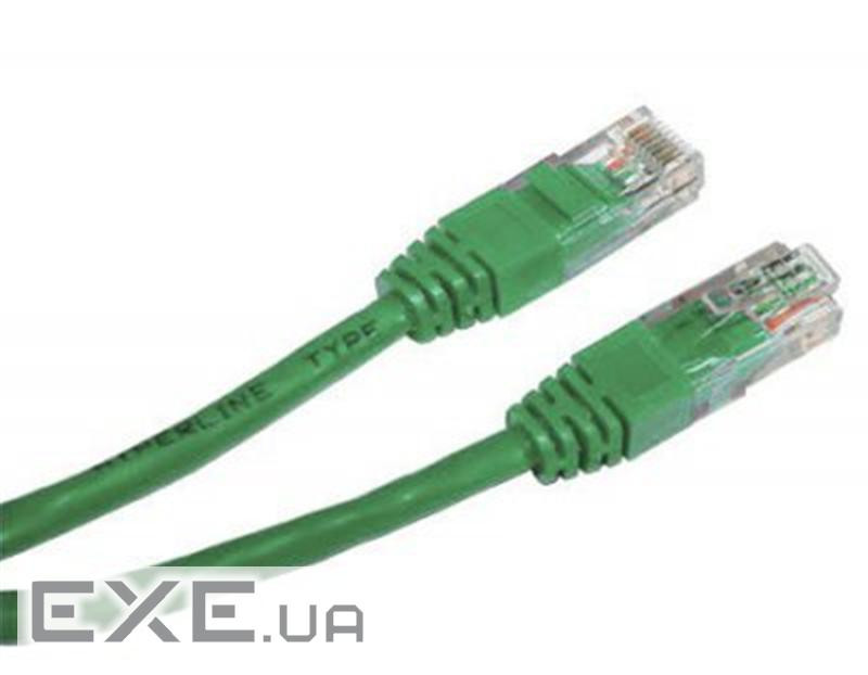 Патч корд Gembird PP12-5M/G, UTP, категория. 5E, литий, 50u" штекер с клямкою, 5 м, зел