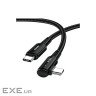 Дата кабель USB-C to USB-C 3.0m 100W 90 corner black Essager (EXCTT1-CGWTC01)