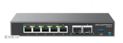 Grandstream GCC6010, All-in-one convergence device: VPN Router, NGFW, Switch and IP PBX. 2x SFP