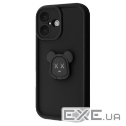 Чохол Pretty Case iPhone 16 bear/black (60679 bear/black)