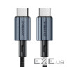 Дата кабель USB-C to USB-C 2.0m USB 2.0 60W Choetech (XCC-1015)