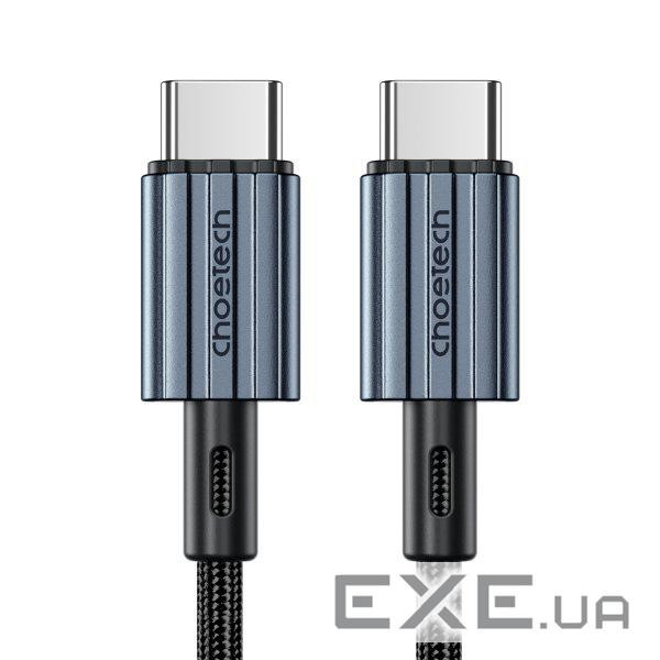 Дата кабель USB-C to USB-C 2.0m USB 2.0 60W Choetech (XCC-1015)