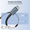 Дата кабель USB-C to USB-C 2.0m USB 2.0 60W Choetech (XCC-1015)