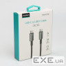 Дата кабель USB-C to USB-C 2.0m USB 2.0 60W Choetech (XCC-1015)