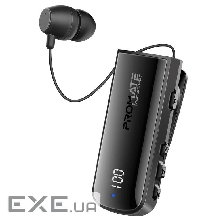 Bluetooth-гарнітура Promate Monoflix-bt Black (monoflix-bt.black)