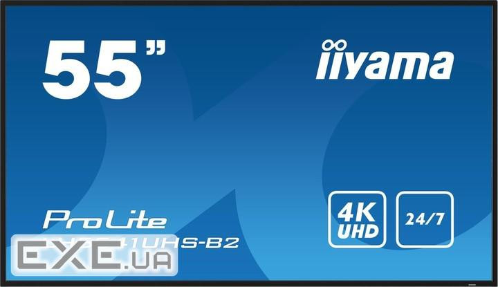 54.6" 16:9 IPS UHD РК дісплей, 18/7, медіаплеєр, 1xVGA/3xHDMI/1xRS232/1xLAN/1xUSB 2.0 (LH5541UHS-B2)