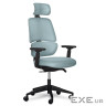 Офісне крісло Mealux Leo Air Plus Grey / Blue (Y-546 KBGL)