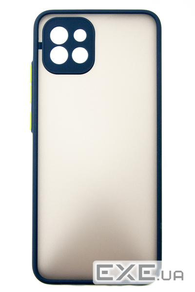 Чохол до мобільного телефона Dengos Matte Samsung Galaxy A03 (blue) (DG-TPU-MATT-94)
