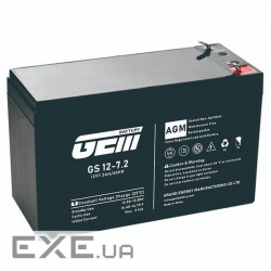Акумуляторна батарея GEM Battery 12V, 7.2A (GS 12-7.2)