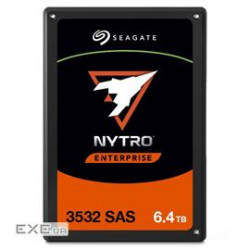 Seagate Solid State Drive XS6400LE70094 6.4TB NYTRO 3532 2.5" SED BASE Bare
