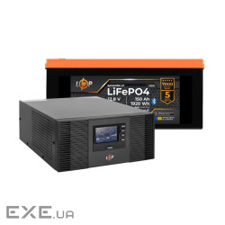 Комплект резервного питания LogicPower ИБП 1050W + литиевая (LiFePO4) батарея 1920 Wh (40313)