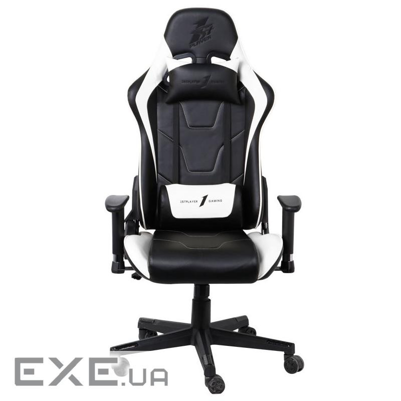Кресло для геймеров 1stPlayer FK2 Black White (FK2-BKWH)