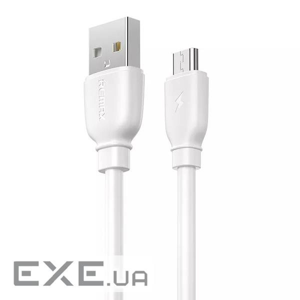 Кабель Remax Suji USB - micro USB (M/M), 1 м White (RC-138m W)