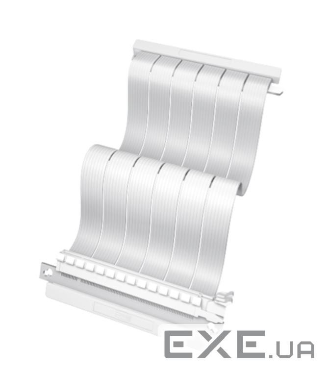 Райзер-кабель PCCooler Vertical GPU RISER CABLE PCI-E BK 4.0 185мм PCI-E4.0X16 Білий (RC185-40WH-GL) (RC185-40WH-GL)