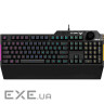 Клавіатура ASUS TUF Gaming K1 RGB 104key USB UA Black (90MP01X0-BKMA00)