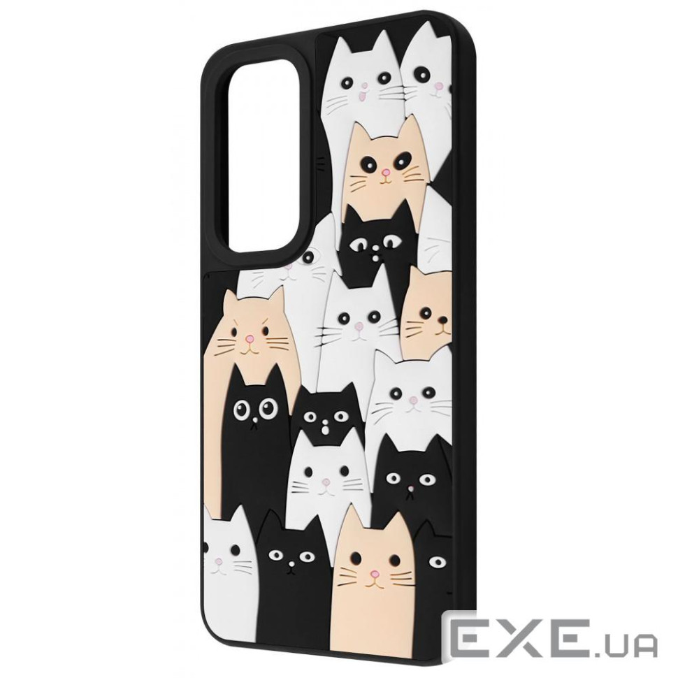 Чехол WAVE Doodle Case Samsung Galaxy A16 cats (63497 cats)
