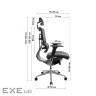 Офісне крісло GT Racer X-807 Black (X-807 Leather Black (P-02))