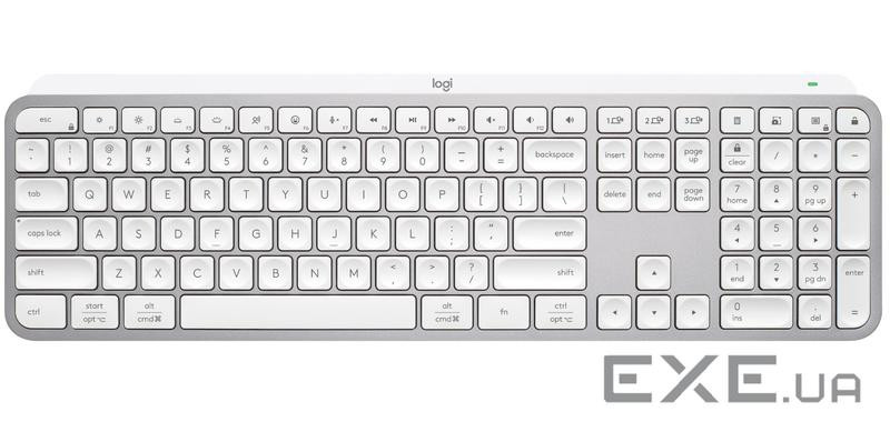 Клавіатура Logitech MX Keys S Wireless UA Pale Grey (920-011588)