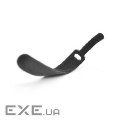 Стяжки на липучці 13*120мм, чорні, ціна за штуку (30063) (30063)