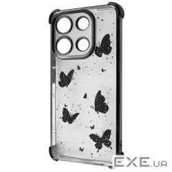 Чехол WAVE Winkie Xiaomi Redmi Note 13 4G black/butterfly (64208 black/butterfly)
