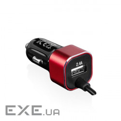Автозарядка 1 USB 2.4A + кабель Micro USB, Modecom CU2K-09-MICRO чорна (ZT-MC-CU2K-09-MICRO)