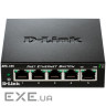 D-Link SWT DES-105 5-Port 10/100 Desktop Switch 1Gbps Metal Casing